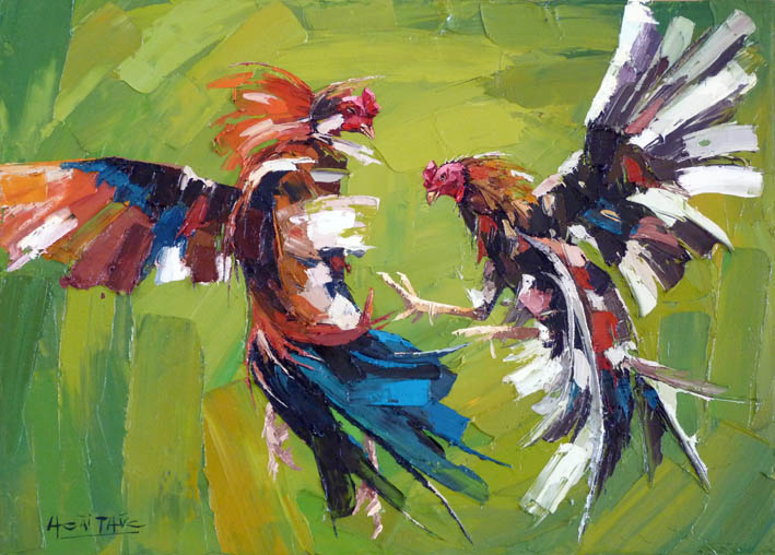 Fighting cocks  IV