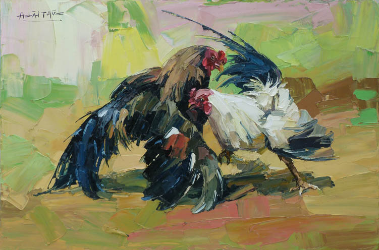 Fighting cocks  V