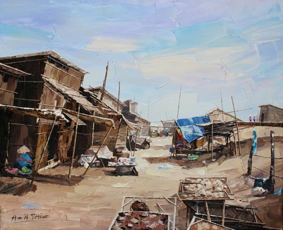 Fishing village  IX