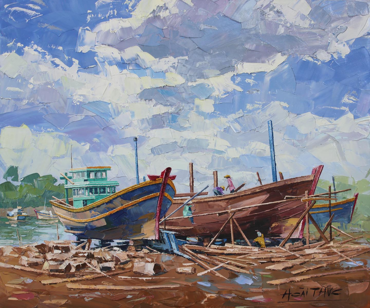 Repair of fishing boats III