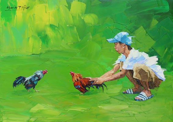 fighting cocks  VIII